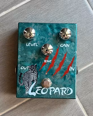 Overdrive artigianale - Leopard by Carella Guitars