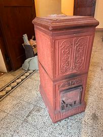 Stufa a legna terra cotta