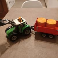 Grande trattore con rimorchio Playmobil 6130