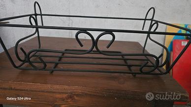 Portavaso in ferro 