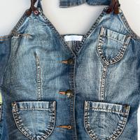 Canottiera in jeans