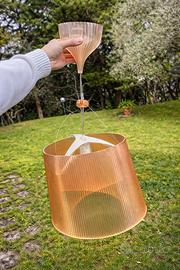 Lampadario Kartell vintage color ambra