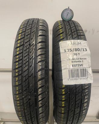 135 80 R13 70T 2 GOMME BARUM ESTIVE