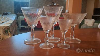 servizio bicchieri 