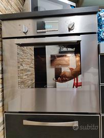 Forno Candy Incasso Ventilato  Acciaio Satinato