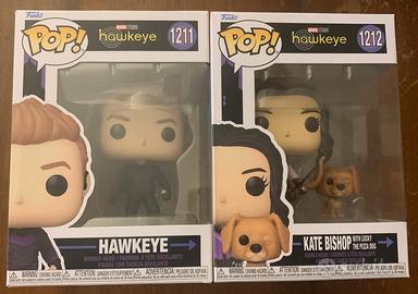 Funko pop marvel Hawkeye e Kete