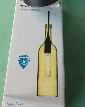 lampadario modello bottiglia