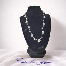 Collana Fiori di Luna Fatta a Mano
