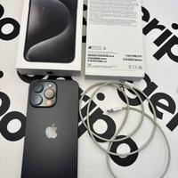 Apple iPhone 15 Pro Max 256 gb Titanio Nero black 