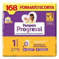 168 Pampers progressi taglia 1