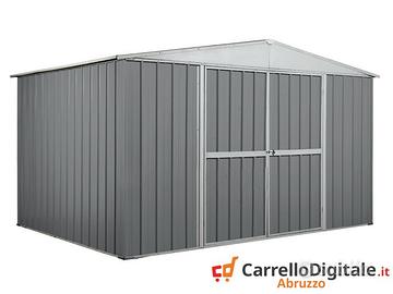 Box in lamiera Acciaio 360x260cm 9mq grigio chiaro