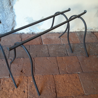 Cavalletti in ferro battuto inizi 1900