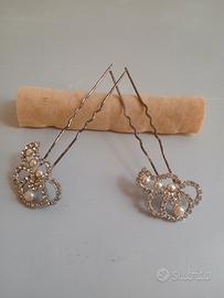 Fermagli per capelli da sposa