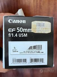 Obiettivo Canon EF 50mm f/1.4 USM