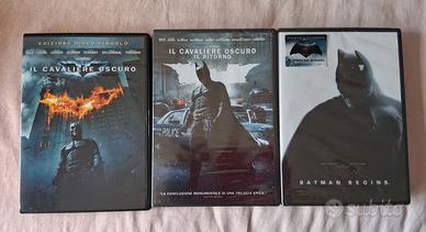 dvd trilogia BATMAN cavaliere oscuro dark knight