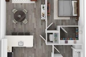 Bilocale arredato con balcone -- Angera