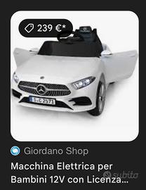 Macchina elettrica mercedes