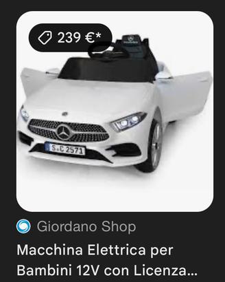 Macchina elettrica mercedes