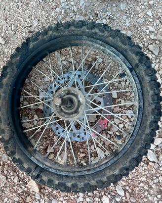 Cerchio anteriore pit bike 60/100/14