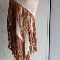 Scialle cashmere  tessuto a telaio d'epoca