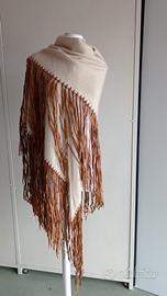 Scialle cashmere  tessuto a telaio d'epoca