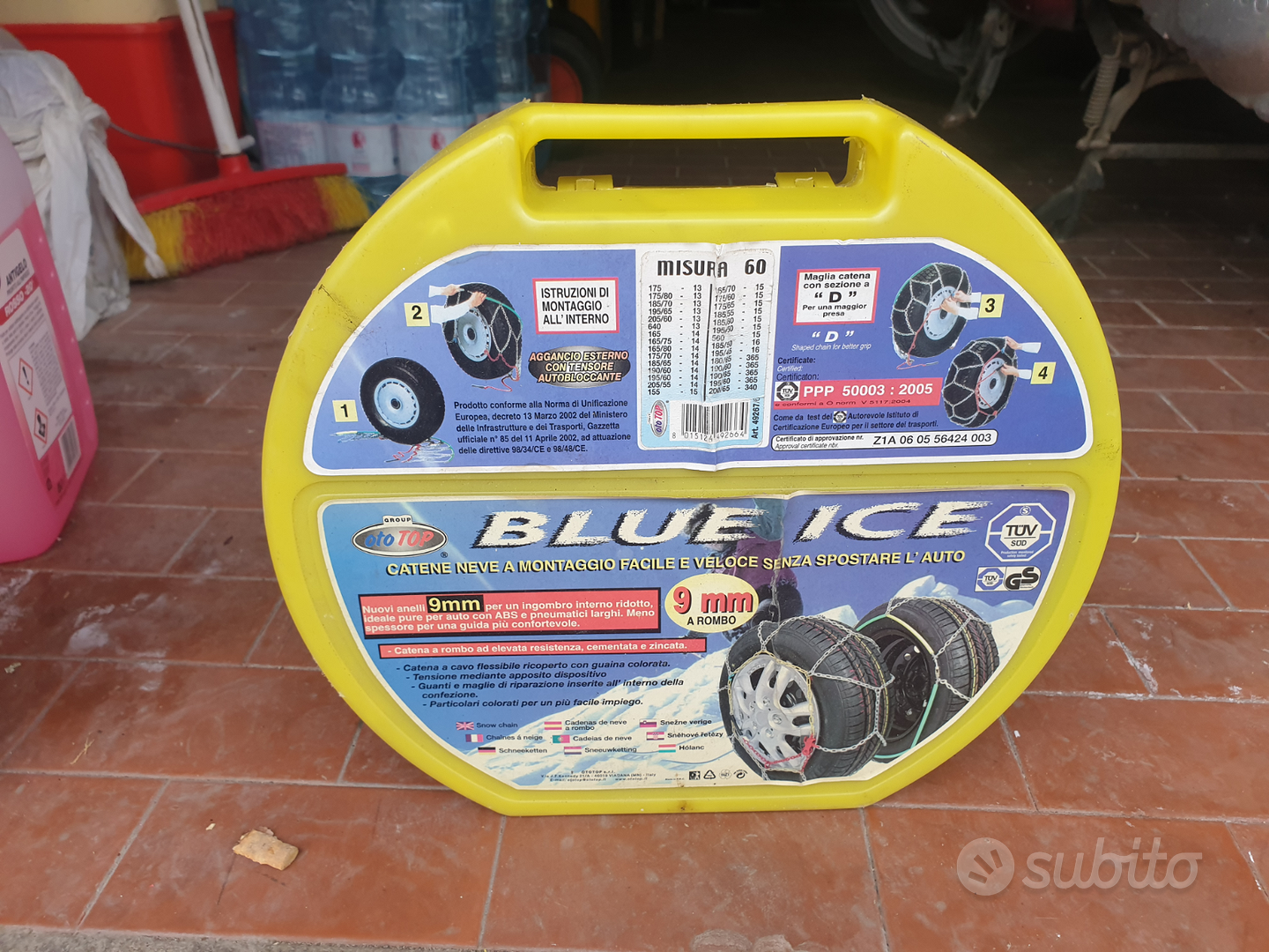 Catene da neve universali per auto omologate Blue Ice