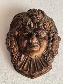 Scultura da parete Bacco