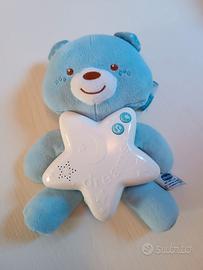 Orsetto peluche chicco per il sonno neonato luci
