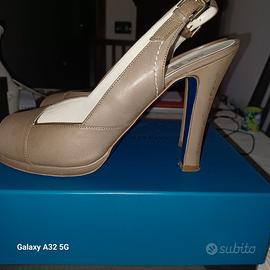 SANDALI ELEGANTI IN PELLE BEIGE