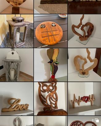 Soprammobili su misura in legno