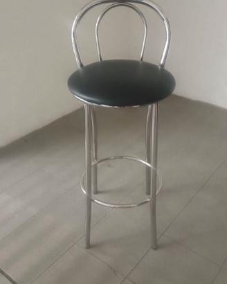 3 Sgabelli cromati