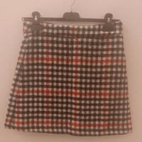 Elegante minigonna invernale Made in Italy. M