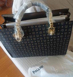 Borsa Pollini in tapiro nero