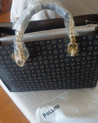 Borsa Pollini in tapiro nero