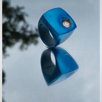 Anello Titatio e Diamante Certificato 