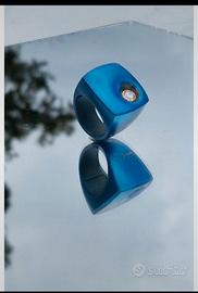 Anello Titatio e Diamante Certificato 