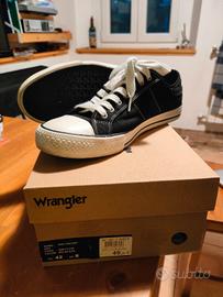 Scarpe Wrangler Ray Pocket, Nere 42, tipo Converse
