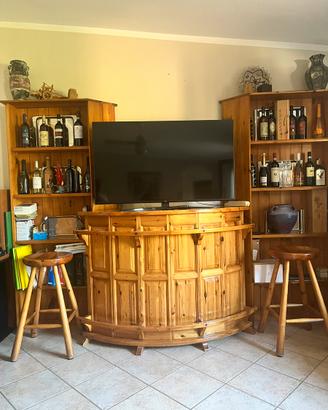 Mobile angolo bar stile retro