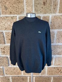Pullover Lacoste - Tg XXL - Nero - Lana - Uomo