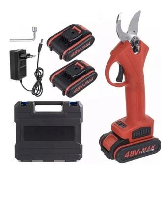 FORBICE A BATTERIA DA POTATURA+VALIGIA CESOIA 48V 