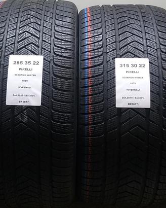 4 GOMME 285 35 22 E 315 30 22 PIRELLI BR1677