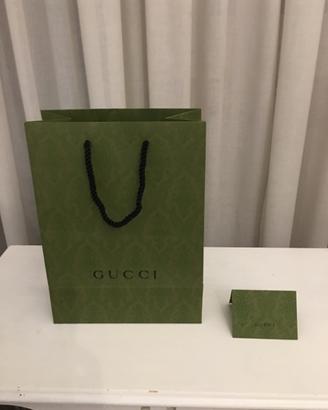 Busta Gucci originale con bigliettino