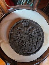 Stampo per burro in cera scura del XVIII