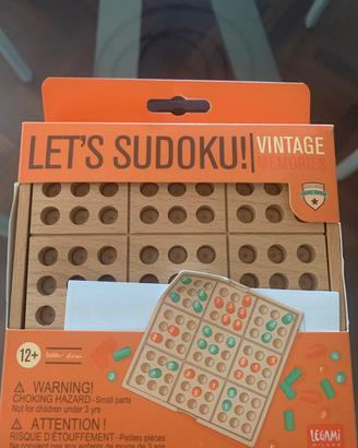 Gioco sudoku in legno marca legami