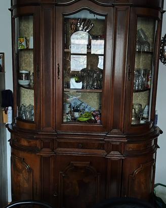 Vetrinetta di lusso antica legno massello