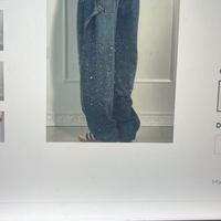 JEANS BALOON STRASS