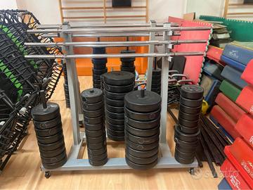 2 strutture porta pesi / kit pump