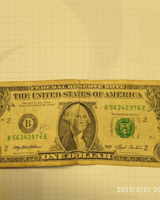 Banconota un dollaro