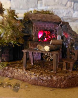 Presepe forno a legna