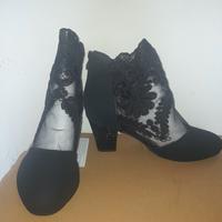 Stivaletti da donna eleganti con tacco a blocco e 